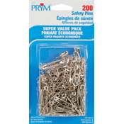 Safety Pins Size 2-200/Pkg