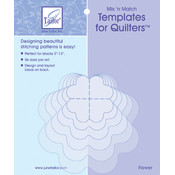 Mix'n Match Templates For Quilters 6/Pkg-Flower