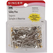 Safety Pins-Sizes 00-3 225/Pkg