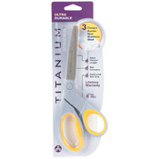Titanium Bent Scissors 8"