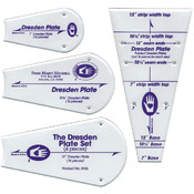 Perfect Patchwork Template-Dresden Plate 4/Pkg