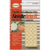 Needle Grip-It Flexible Self-Adhesive Dots-70/Pkg