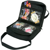 Quilted Cotton Craft Bag-8.8"X10.3"X3" Black