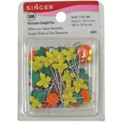 Decorative Straight Pins-100/Pkg