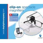 Clip-On Spectacle Magnifier-Black