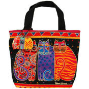 Mini Tote 11"X1"X10"-Feline Friends
