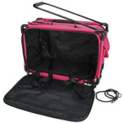 TUTTO Machine On Wheels Case 21"X13-1/4"X12"-Pink
