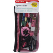 Beginner's Sewing Kit-Pink/Black