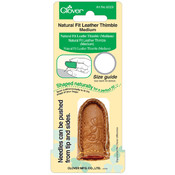 Natural Fit Leather Thimble Medium-