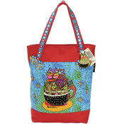 Large Tote W/Magnetic Snap 14"X4"X16"-A Cup Of Goo