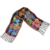 Laurel Burch Scarves-Dogs And Doggies