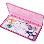 Magnetic Needle Case-Translucent Raspberry