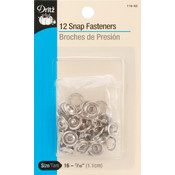 Gripper Snaps 7/16" 15/Pkg-Nickel