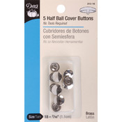 Half-Ball Cover Buttons-Size 18 7/16" 5/Pkg
