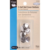Half-Ball Cover Buttons-Size 24 5/8" 5/Pkg