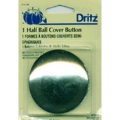 Half-Ball Cover Buttons-Size 100 2-1/2" 1 Pkg