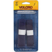 VELCRO(R) brand Sew-On Tape 5/8"x12"-Navy