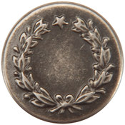 Tack Buttons Size 27 16mm 10/Pkg-Antique Silver
