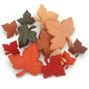Dress It Up Embellishments-Autumn Leaves