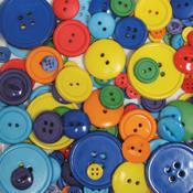 Favorite Findings Big Bag Of Buttons-Rainbow 3.5oz