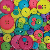 Favorite Findings Big Bag Of Buttons-Carnival 3.5o