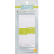 Babyville Boutique Solid White Fold Over Elastic