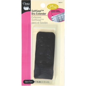 Soft Seal Bra Extender 1-1/4"-Black