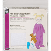 Anti-Skid Gripper Fabric 11"X24"-White