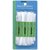Draw Cord Elastic 1-1/4" Wide 1-1/4 Yards-White