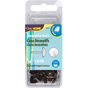 Upholstery Decorative Nails 7/16" 24/Pkg-Antique B