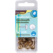 Upholstery Decorative Nails 7/16" 24/Pkg-Gilt Hamm