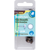 Upholstery Decorative Nails 7/16" 24/Pkg-Antique B