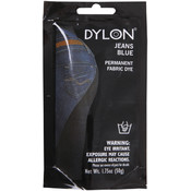 Dylon Permanent Fabric Dye 1.75 Ounce-Jeans Blue