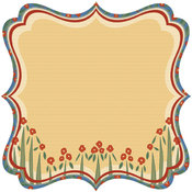 Die-Cut Glitter Paper 12"X12"-Wild Flowers