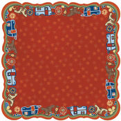 Die-Cut Glitter Paper 12x12-Camping Fun