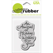 Stampendous Christmas Stamp, Armload Wishes
