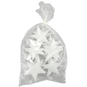 Styrofoam Stars -White
