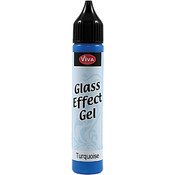 Viva Decor Glass Effect Gel 25ml-Turquoise