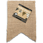 Paintable Burlap Shapes-Flag 1/Pkg