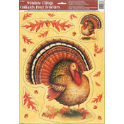 Window Clings, Festive Turkey