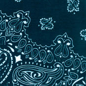 Have-A-Hank Paisley Bandannas 22"X22"-Navy