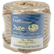 Craft Designer Jute 4 Ply 1 lb 135 Feet-Natural