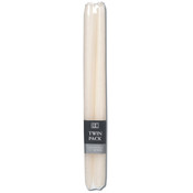 Unscented Taper Candles 12" 2/Pkg-Ivory
