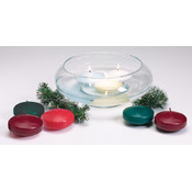Unscented Floating Candle Disk 3"-White