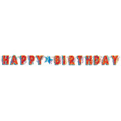 Banner 7"X7 Feet-Happy Birthday-Party Streamers(Pack of 1)