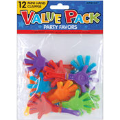 Party Favors 12/Pkg-Mini Hand Clappers