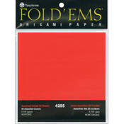 Fold 'Ems Origami Paper 5.875" 50/Pkg-20 Assorted Colors