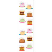 Mrs. Grossman's Stickers-Birthday Cakes