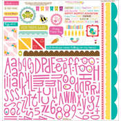 Spring Flings/Easter Things Stickers-Alpha + Bits