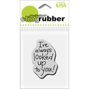Stampendous Cling Rubber Stamp-Looked Up